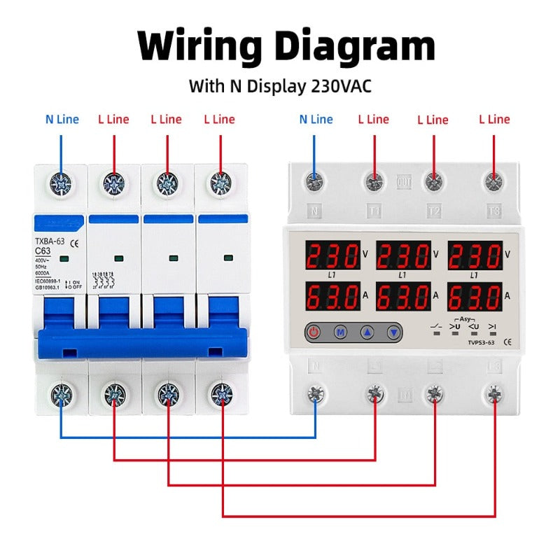 anti 380 4 fils triphasés