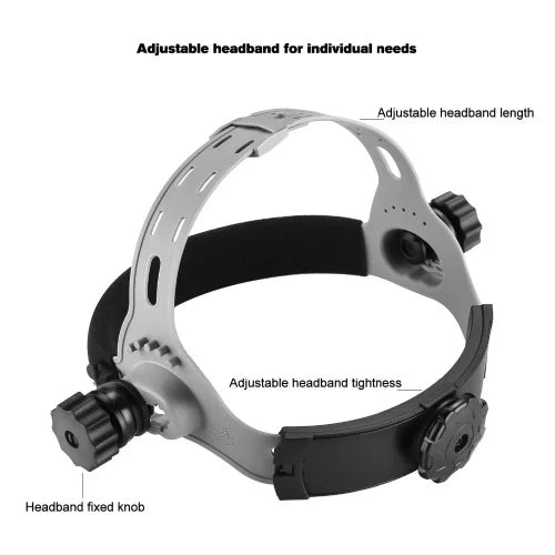 Automatisch verdunkelnder, solarbetriebener Schweißhelm