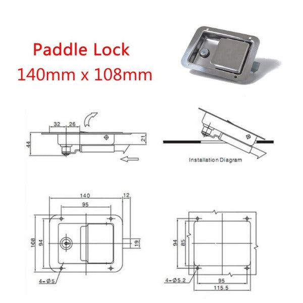 handle for box with keys