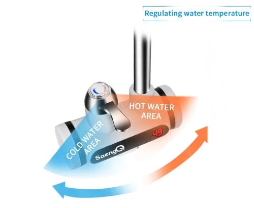 robinet chauffe-eau électrique instantané 220V sans réservoir