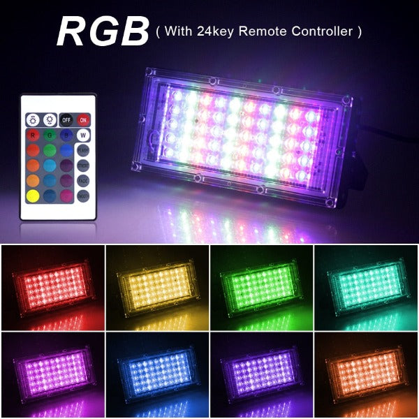 projecteur led rgb