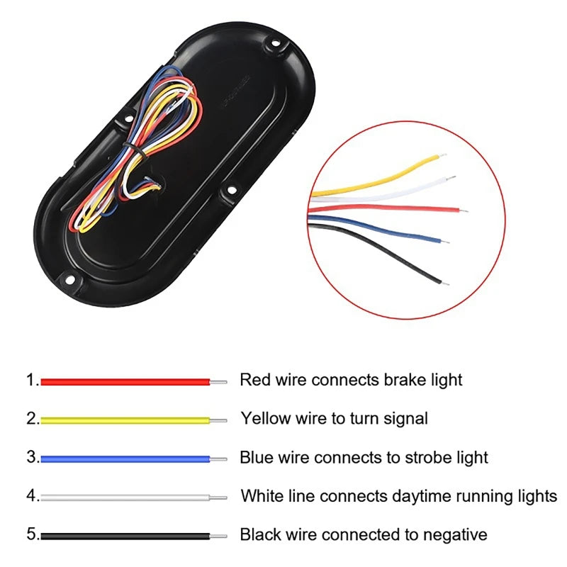 feu camion remorque 12 24 volts leds