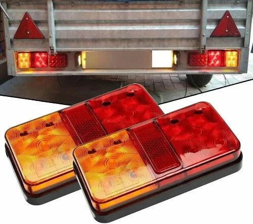 Pair of Universal LED Rear Lights - 