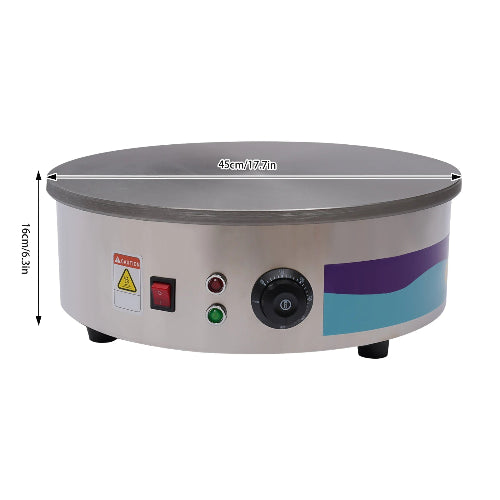 crêpière professionnelle 45cm 3KW 220V