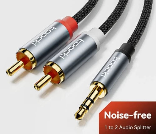 Jack 3.5 to 2 RCA male cable, 