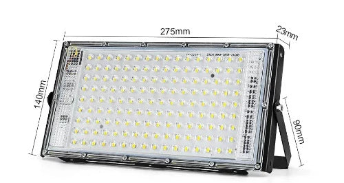 2 weiße LED-Strahler 50W 100W 150W