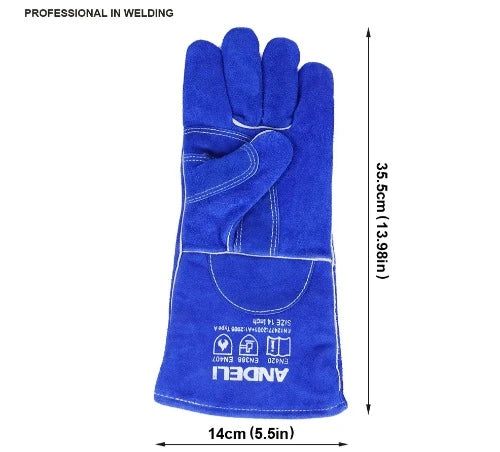 "Gants de Soudage  : Protection Sécuritaire pour le Soudage et le Meulage"