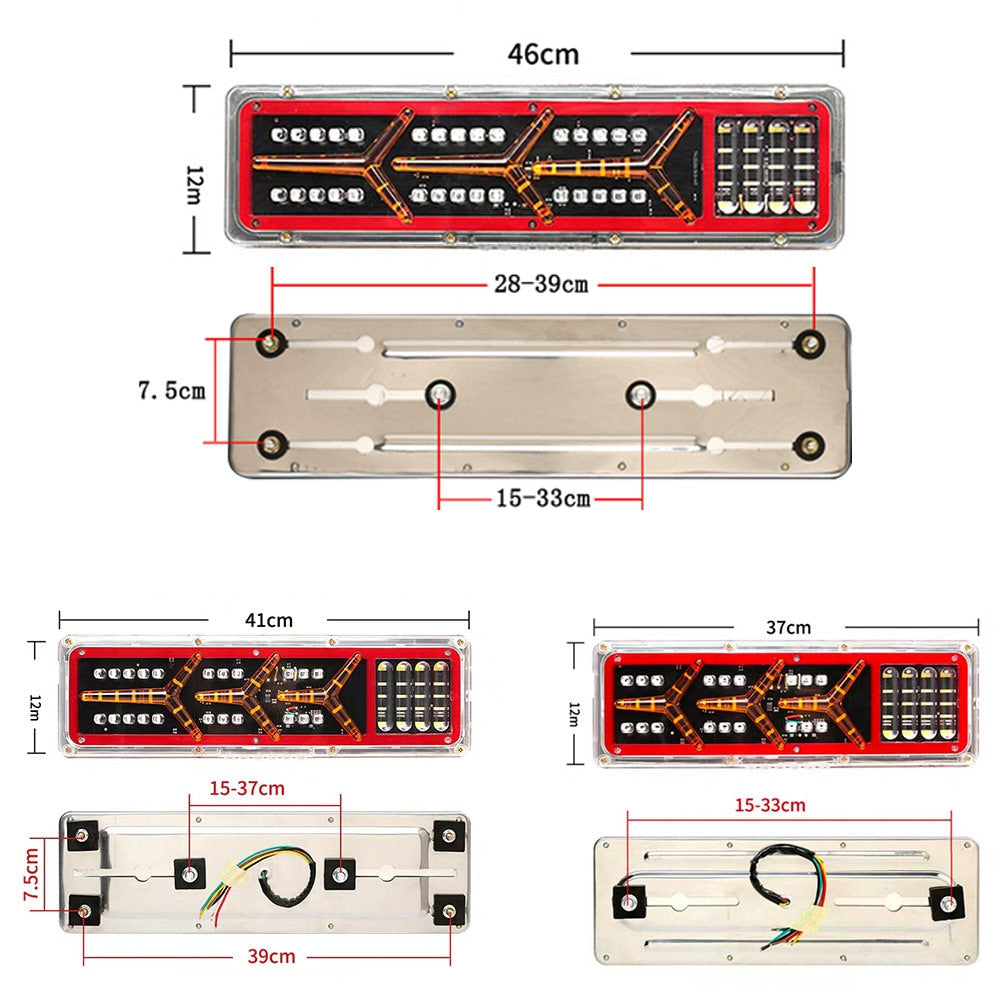 24 volt trailer truck lights