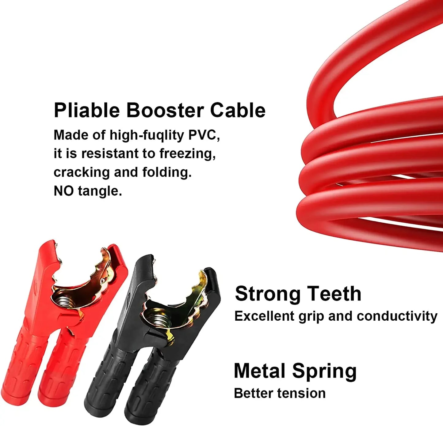 Truck and car jumper cable set