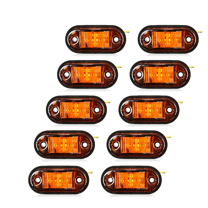 lote de 10 luces de posición 12 24 voltios